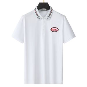 #9 패션 남자 티셔츠 남성 폴로 짧은 슬리브 통기성 통기성 통기성 티 패턴 프린트 인쇄 남성 여름 T 셔츠 플러스 남자 폴로 셔츠 21