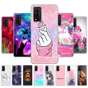 For Honor 10X Lite Case Silicon TPU Soft Back Phone Cover Huawei Etui Bumper Full 360 Protective Coque