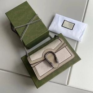 Klassische S -Design -Umhängetasche Frauen Plaid Marke Mini Wallet Chain Mode Geldbörse Brown Leder Handheld Designer Staubbeutel mit Originalbox Multicolor