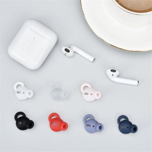 Fones de ouvido dicas capa para airpods 1 2 earpods eargels silicone peças reposição acessórios fone de ouvido botões dicas almofada