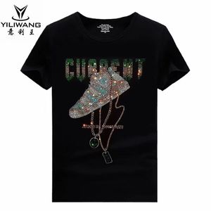 Estação europeia 2023 nova camiseta masculina de manga curta masculino juvenil hot drill series spirit guy tamanho grande camiseta marca maré