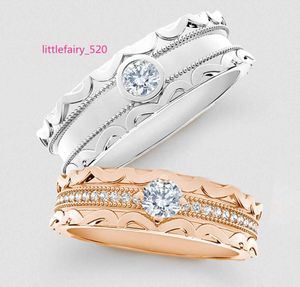 Band Rings Custom engagement 925 sterling silver engagement diamond ring jewelry women moissanite ring