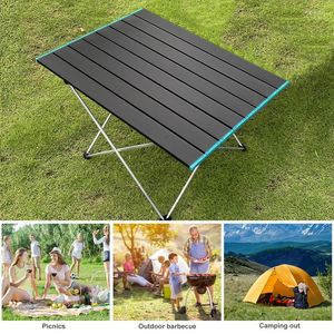 Camp Furniture Aluminium Alloy Folding Table Outdoor Camping BBQ Picnic Chair Portable Desk Equipment Garden