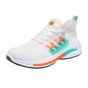 MENS Dreatoble Sneakers Casual Running Shoes New Style Sports Trainers for Youth White Green