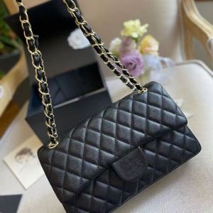 Luxury Designer Caviar Tote Bag Classic Letter Chain Underarm Handbag Wallet Coin Purse Womans Real Leather Shoulder Diamond Lattice Cover Bags