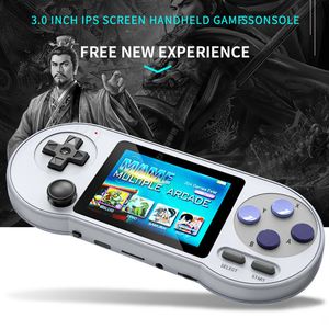 Taşınabilir Oyun Oyuncuları SF2000 Handheld Game Consoles 3 inç IPS Ekran Taşınabilir El Oyun Oyuncu 6000 Oyunlar Kablosuz Çift TV Çıkışını Destekler 230715