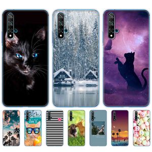 Для чести 20 Case Silicon Soft TPU Back Phone Cople Huawei Pro Lite Honor20 Yal-L21 YAL-L41 BACME BUMPE