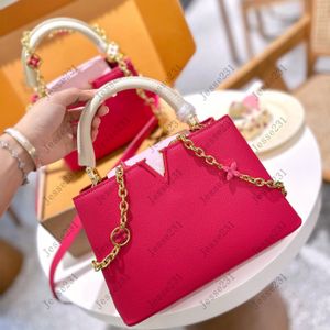 10A Luxurys Designer Bag Womens Capucines BB Bag Bage أصلي أكياس كروس جودال أكياس التسوق أكياس الكتف حقائب اليد محفظة حقيبة تحمل على ظهر حقيبة مع مربع أصلي