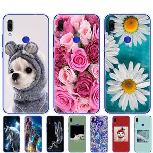 Para Xiaomi Mi Play Case Silicone Soft TPU Back Cover For MiPlay Pattern Coque Bag On Phone Cases Bumper Dog