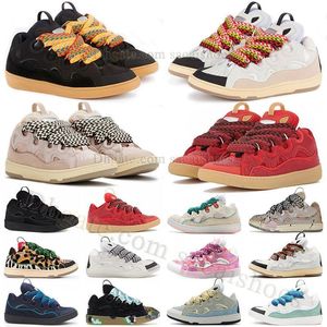 Authentische Freizeitschuhe, Mesh-Gewebe, Schnürung, Bordsteinkante, Schwarz, Rosa, Weiß, Lippenstift, Grau, Leopard, Herren-Damen-Leder, klassischer Schuh, Plateauschuh, Nappa-geprägtes Scarpe mit Box