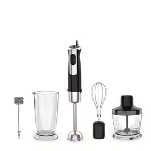 Löstagbar högeffekt rostfritt stål Housing Electric Hand Blender Immersion Stick Blender LED Light