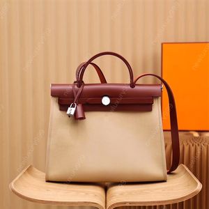 10A Designer Tote Bag Classic fashion Womens shoulder bag Canvas Diagonally hung briefcase Handbag Patchwork colors