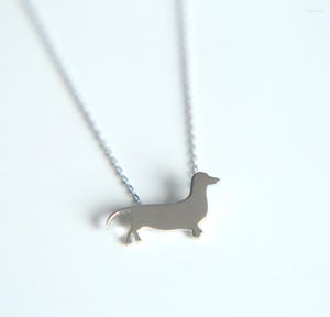 Chains Fashoin Cute Jewelry Authentic 925 Sterling Silver Dog Doggy's Pendant Necklace Women