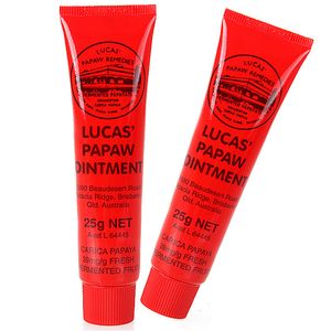 Het läppbalsam makeup lucas papaw salva läppbalsam australien carica papaya krämer 25 g salva daglig vård högkvalitativ dropshipping