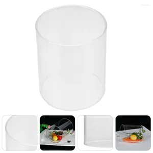 Dinnerware Sets Glass Tableware Fruit Vegetable Bowl Cylinder Vase Storage Lamp Shade Restaurant Salad Barrel Container