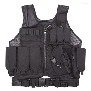 Giacche da caccia Armatura da combattimento militare Gilet tattico Chest Rig Tuta da allenamento SWAT traspirante Giacca da gioco CS