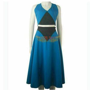 Steven Universe Lapis Lazuli Blue Dress Halloween Cosplay Costume317t