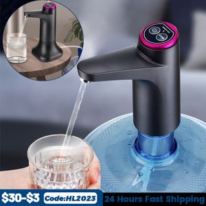 Pompe per l'acqua Pompa per bottiglia d'acqua Ricarica USB Distributore automatico di acqua elettrica Pompa per bottiglia Pompa per acqua Interruttore automatico Distributore di bevande 230715