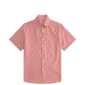 #2 Tasarımcı Erkek Gömlekler Bahar ve Zayıflama Sonbahar Yüksek Kaliteli İş Klasik Nakış Moda Uzun Kollu Gömlek M-3XL 05