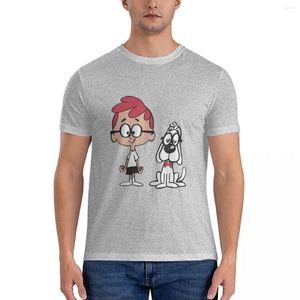 Herrpolos Mr. Peabody och Sherman monterade t-shirt T-skjortor Män överdimensionerade