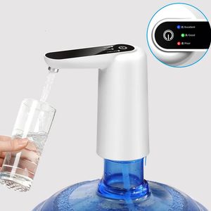 Water Pumps Electric Water Dispenser automatic Barreled Water Pump USB Charge Portable Water Drink Dispenser With Water Quality Monitoring 230715