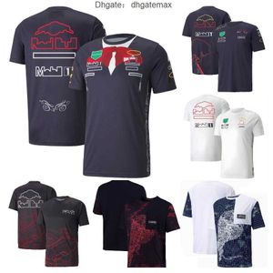 2022 Formuła 1 Redbulls Driver T-shirt Summer Nowe koszulki F1 Krótkie rękawie drużyny kombinezonu wyścigowego Fani Fani modne