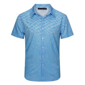 #2 Tasarımcı Erkek Gömlekler Bahar ve Zayıflama Sonbahar Yüksek Kaliteli İş Klasik Nakış Moda Uzun Kollu Gömlek M-3XL 32
