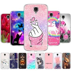 Для Samsung Galaxy S4 I9500 Case Case Silicon Soft TPU обратная крышка телефона Hoesje S 4 Защитный бампер кока