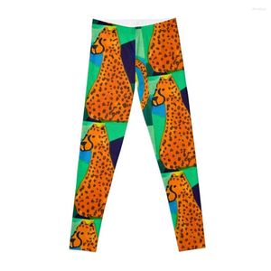 Calças Active Chadwick Cheetah - Leggings Jungle Sporty Woman Push Up Yoga Sports para Mulheres Academia