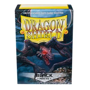 Outdoor-Spiele, Aktivitäten, 100 Dragon Shield-Hüllen in Standardgröße, 66 x 91 mm, schwarz, mattierte Kartenhüllen, Anzugkarten-Außenmantel für MTG/PKM/FAB-Schutz 230715