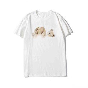 Palm T Shirs Men's 23s Designers Bear Män Kvinnor Palmskjorta Palms Cloes Mens kvinnor T-shir Shor Sleeve Clohing Angels Bears Tees T0O9