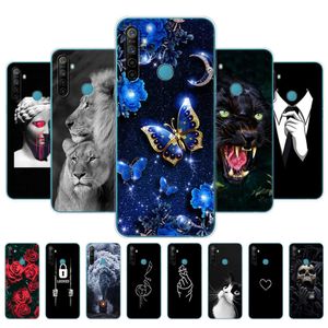 För Realme 5i Case Soft Silicon Phone Cover Oppo Realme5i Back Bumper Tpu Coque Capa Funda Shell 6.5inch