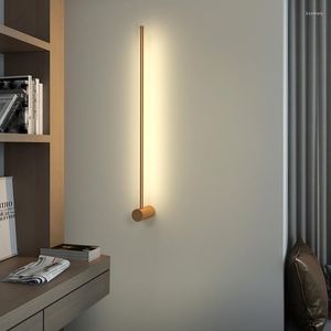 Lampa ścienna Sofa Oświetlenie Tło Nowoczesne światło do domu schody do sypialni Dekoracja salonu 360 ° Rotacja Lampy LED Lampy