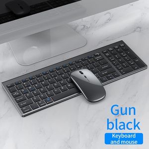Klavye Fare Kombinasyonları Klavye Fare Combo Kablosuz Bluetooth Klavye Üç Mod Sessiz Dizüstü Dizüstü Bilgisayar Masaüstü PC Tablet 230715