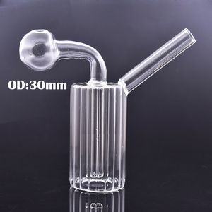 Mini bongos de vidro baratos Dab Rigs Pequeno Bubbler Beaker Bong Tubos de água Plataformas de petróleo Com tubos de queimador de óleo de tamanho grande