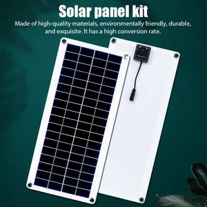 Annan elektronik 300W Solpanel 12V Solcell 60A Controller Solar Panel för telefon RV -bil MP3 Pad Charger Outdoor Battery Supply 230715