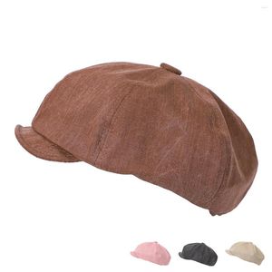 Berets Flat Cap Hat Женщина для летнего Sbo