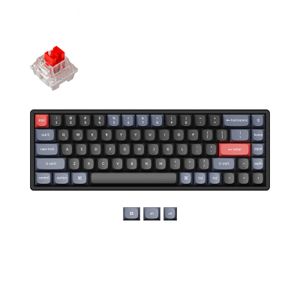 Tangentbord KeyChron K6 Pro QMK/ Via Wireless Mechanical Tangentboard Fullmonterad -Swappable w/ Keychron K Pro Switch 230715