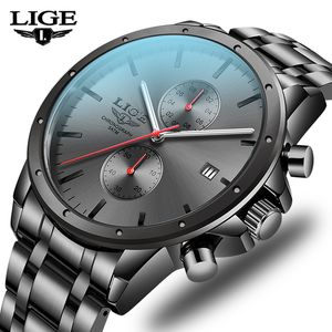 2021 New Men Watch Clock Luxury Top Brand Military Black Quartz Watches Mens Waterproof Chronograph Sports Luminous Wristwatch