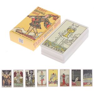 Açık Oyun Aktiviteleri Masa Oyunları Tarot Güverte Tarot Rider Waite Tarot Kartları Orijinal 1909 Güverte Kartı 1909 Rider Waite Smith Tarot Board Oyunu 230715