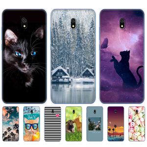 Custodia in silicone per custodie Xiaomi Redmi 8a Protezione completa Cover posteriore morbida in TPU su Coque Bumper Hongmi Phone Shell Borse