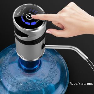 Pompe per l'acqua Fontanella elettrica Pompa per acqua portatile Dispenser Gallon Bottiglia per bere Interruttore Ricarica silenziosa Touch 19 litri 230715