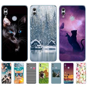 Custodia in silicone per Huawei Honor 10 Lite 6.21 pollici Soft Tpu Cover posteriore per telefono Coque Etui Full 360 Protective