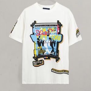 Plus-T-Shirts für Herren, Polos, Rundhalsausschnitt, bestickte und bedruckte Sommermode im Polar-Stil mit Street-Designer-T-Shirt aus reiner Baumwolle, übergroßes Athleisure-Shirt w4bt322
