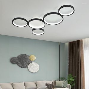 Plafoniere Moderne A Led Per Soggiorno Camera Da Letto Sala Da Pranzo Studio Balcone Con Telecomando Illuminazione Della Lampada Dell'interno