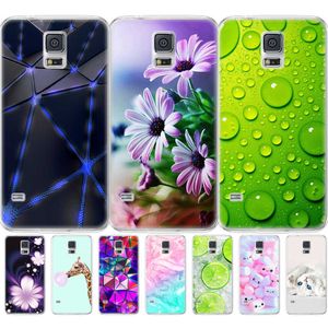 Mjuk kisel TPU-omslag för Samsung Galaxy S5 Case Phone Neo Capa I9600 SM-G900F