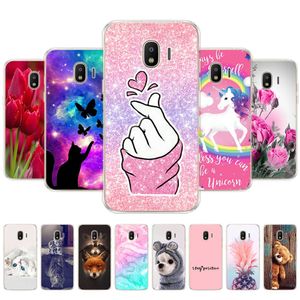 Samsung J2 2018 için Case Slicon Moda Yumuşak TPU Samsung Galaxy için J2 SM-J250F Koruyucu Coque Tampon