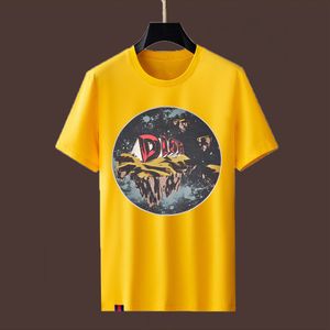 2023 Summer Graphic Letter Print Men's Casual T-Shirts Crew Neck Short-Sleeve Breathable Fashion Men's Tees FB048
