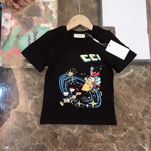 Baby T Shirt Shirt Shirt Sleeve Clother Clother Designer Short Clessle Boys Girls Clothing Toddler Luxury Summer With Letters-Child الزي الحجم 90-3XL