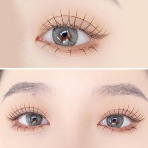 False Eyelashes 5 pairs Clear Root Natural Magnify Eyes Vshaped Individual Bloom Faux 230617